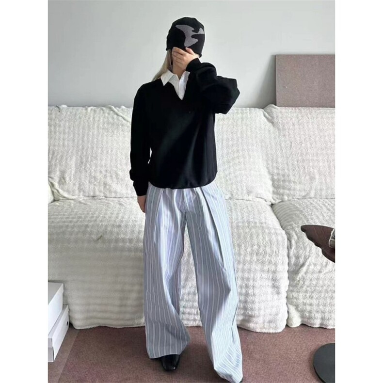 【现货特价】假两件V领卫衣男女款P50Y208,男装卫衣,星座1112-1