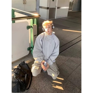 cityboy夏季防晒衣服男士防紫外线日系撞色拼接轻薄冲锋夹克外套图片