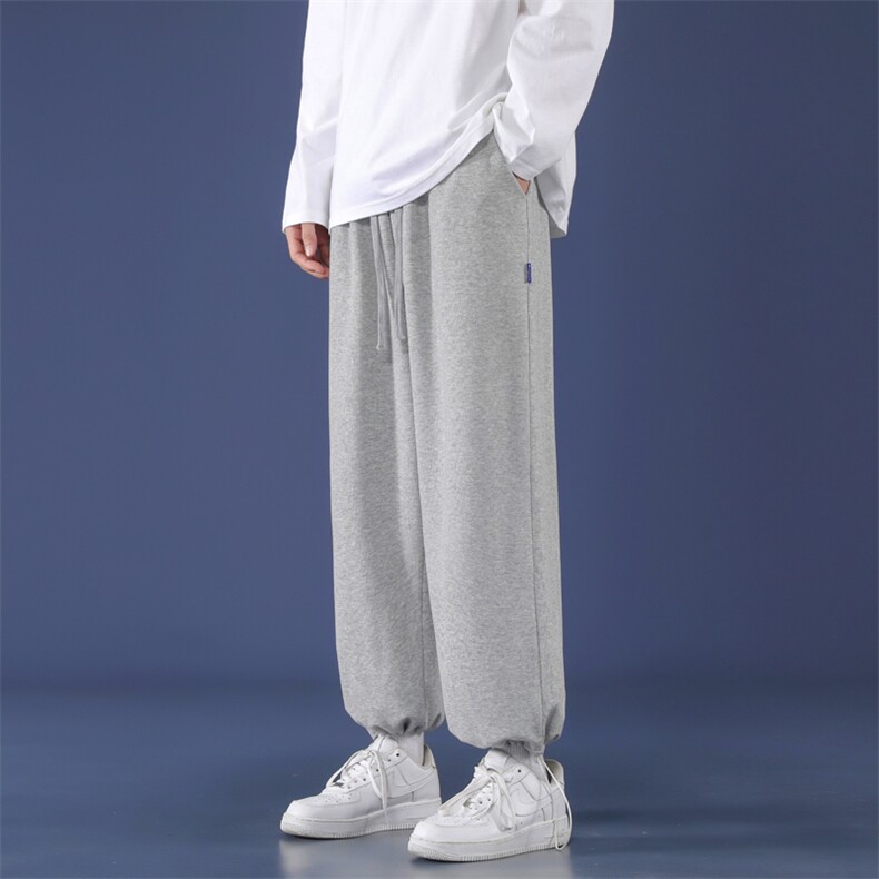 秋冬新品休闲舒适百搭加绒休闲卫裤WK01-1特批23-加绒特批30,男装休闲裤,星座718-1