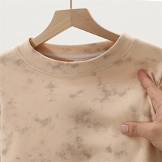 260克重磅扎染德绒圆领打底衫【有货】HD019-DR25385RL-P25，男装T恤，电商019-1