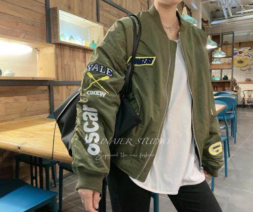 潮牌刺绣棉夹克，女装，悠奈尔