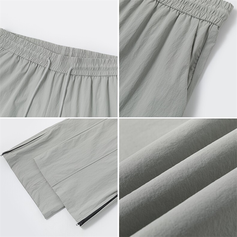 美式微喇休闲裤斜切防水软壳冲锋裤直筒裤男女C62173-TP2548,男装休闲裤,电商A102