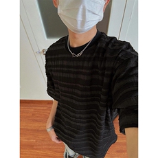 夏季薄款圆领短袖套头背心女宽松休闲百搭简约针织衫T恤T016，男装T恤，星座1116A（原606A-3）