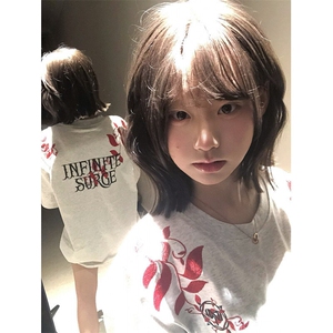 【有货】BK928CC-特P32 花卉藤蔓刺绣短袖T恤男女图片