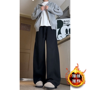 美式弯刀休闲男秋冬卫裤宽松加绒A166-KA5803-特P32加绒39控65图片