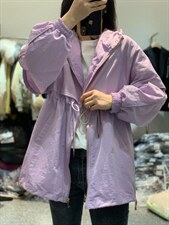 新款韩版连帽收腰休闲宽松外套，其它，L·H·X