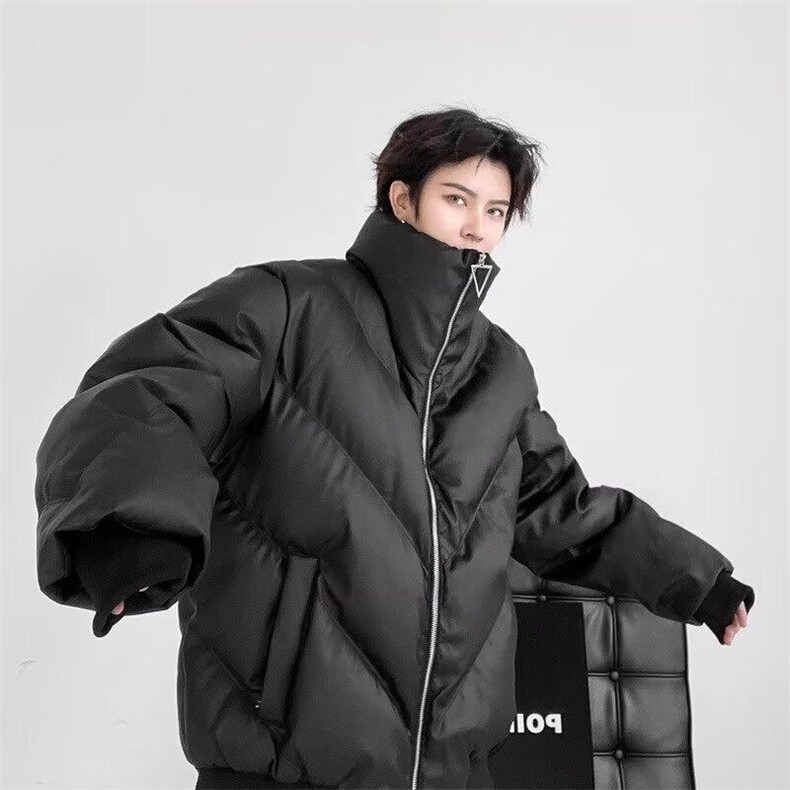 【有货】DF2203-P98冬装美式棉衣男外套加厚保暖皮棉服防风棉袄,男装棉衣,星座603-2
