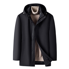 中年男士新款棉衣冬季连帽厚棉服时尚休闲立领外套ZELD9926-P275，男装棉衣，电商B212（原钱塘6029）