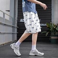 2023夏季新款 男裤子宽松大码休闲裤5五分裤潮流短裤 1557-P30图片