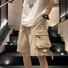 X5476-TP40控价68夏季潮流五分裤多口袋工装裤休闲裤重工短裤，男装休闲裤，电商A102-1