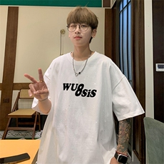 可48小时发货支持抖音得物来样二开美式满天星亮片短袖T恤MTX719，男装T恤，电商A486-1