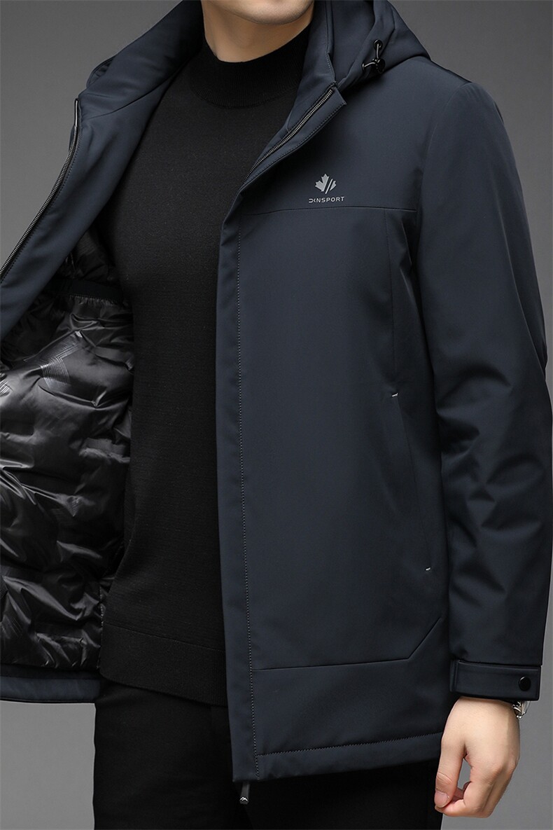 中年男士冬季可卸帽羽绒服2023冬装外套爸爸装GSNAY-K02-P235,男装羽绒服,电商B212（原钱塘6029）