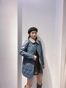 冬装新款中长款羽绒外套图片