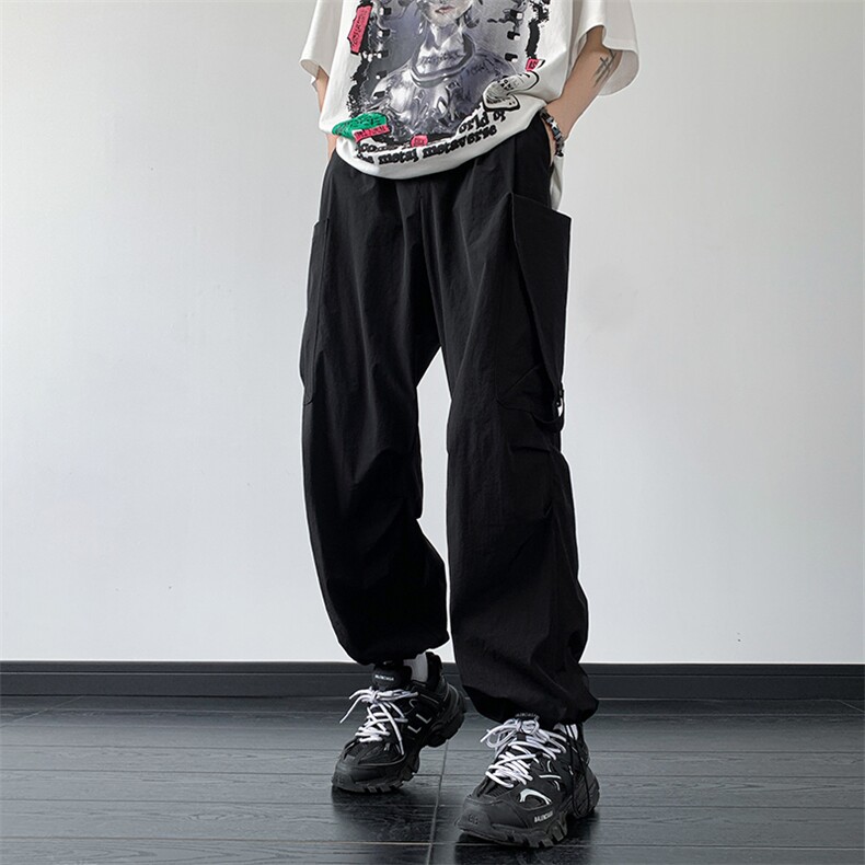 B221 美式街头hiphop宽松户外工装休闲裤子 LK23116-P60 控78图片