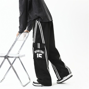 V019-P50 美式hiphop工装裤新款男女款情侣服阔腿裤子图片