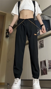 肌肉男运动裤宽松束脚健身长裤薄款速干跑步训练休闲裤XXK02 P30图片