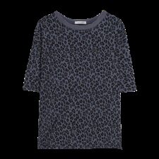 花色T恤时尚简约短袖圆领显瘦2021年春季，女装T恤，小林双子