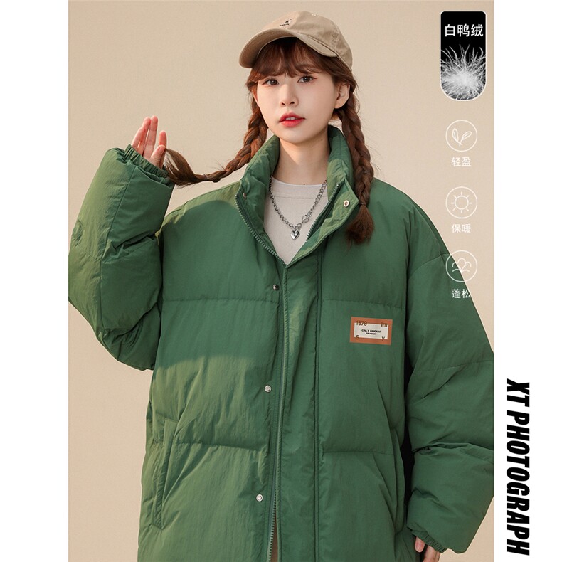 中性风新款冬季时尚百搭宽松印花羽绒服外套YR6181P195控258，男装羽绒服，电商A268