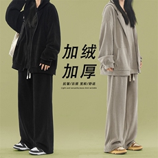简约潮流开衫连帽卫衣加绒休闲套装SJT860常规特批167加绒特批197，男装卫衣，星座718