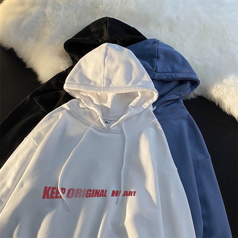WY2071-P35加绒款-P40纯棉连帽卫衣男大码运动帽衫宽松薄外套男,男装卫衣,电商A040