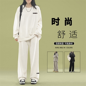 秋冬季加绒加厚宽松潮牌运动套装TZ817-常规特批98加绒特批118图片