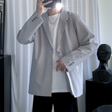 男女休闲西装外套男韩版套装制服小西服情侣西装A338-1XF01P55，男装西服套装，电商D325
