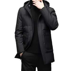 冬季新款脱卸帽羽绒服休闲外套爸爸装时尚上衣YYYR039608-P240图片