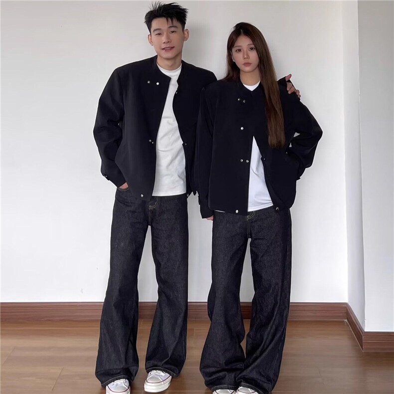 【有货】DXZ58-P68新中式垫肩斜门襟西服外套男解构设计感夹克,男装夹克,星座603-2