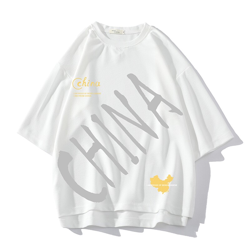 Q11208-P30春夏季七分袖t恤男大码五分袖男短袖中袖小清新,男装T恤,电商A040