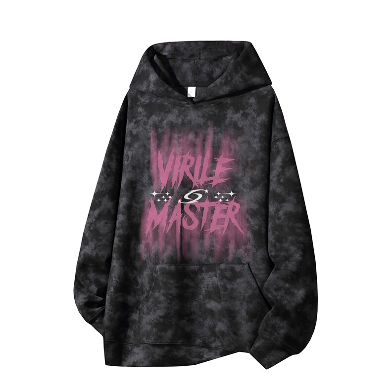 得物供货、重磅420克现货麂皮绒扎染卫衣HD019-1-WL25141ZR-P45,男装卫衣,电商019-1