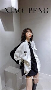 秋季新款 拼接款外套图片