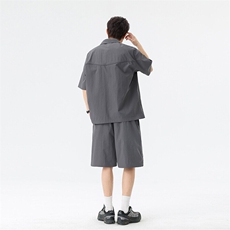 新款休闲短袖短裤套装，男装休闲套装，星座1206-1（原A206-1）