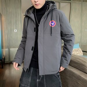 2020冬装新款潮牌连帽宽松大码棉衣男潮外套 A438-DT5555图片