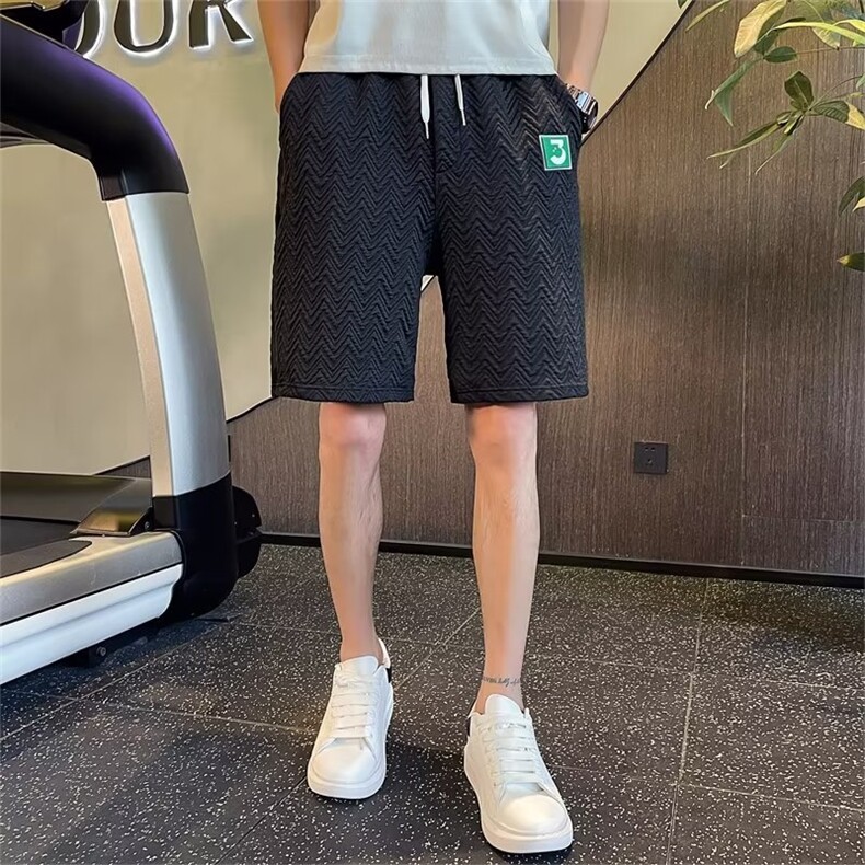 夏季休闲裤子5分男运动五分裤外穿沙滩百搭痞帅男士短裤D074,男装牛仔裤,星座1116A-2（原606A-1）