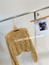 新款毛毛针织毛衣，女装针织衫/毛衣，G