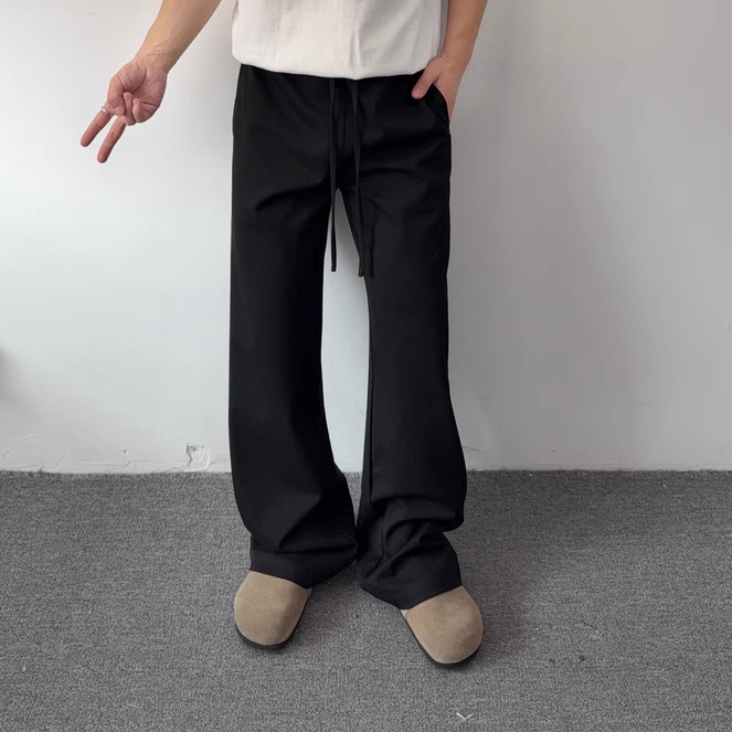 丝滑西面料宽松简约休闲裤D328-AK7703-P58,男装休闲裤,电商D328