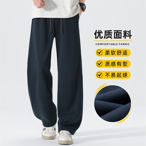 青少年阔腿休闲裤男2026春季新款显瘦宽松潮流百搭裤子Z2623-P50图片