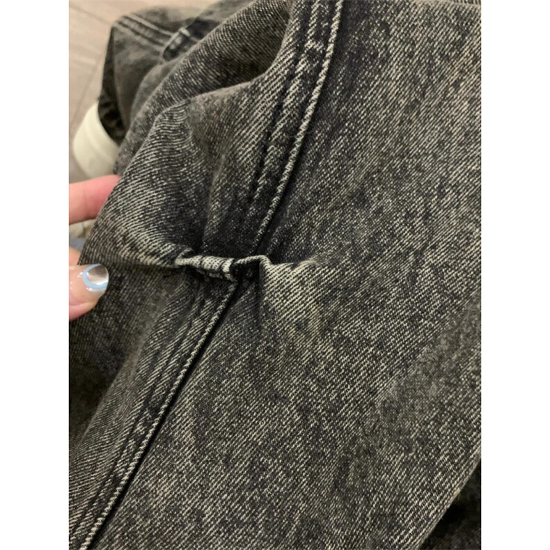 【有货】cleanfit褶皱烟灰色牛仔裤美式vibe裤子高街KZA51LL-P60,男装牛仔裤,星座1007（原301D）