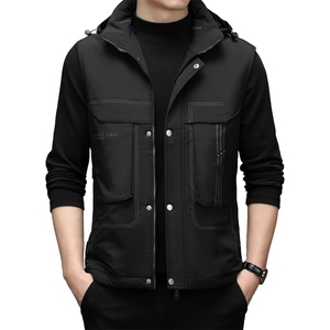 新款2023冬季商务休闲羽绒服中年男士立领马甲外套男ZS22101-P190图片