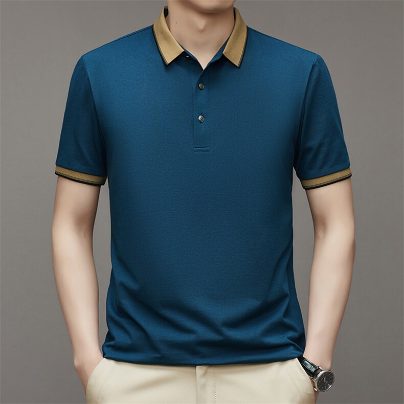 polo衫男夏季t恤男短袖翻领商务男时尚装潮流半袖体恤HX2751-P52,男装Polo衫,星座1105-3