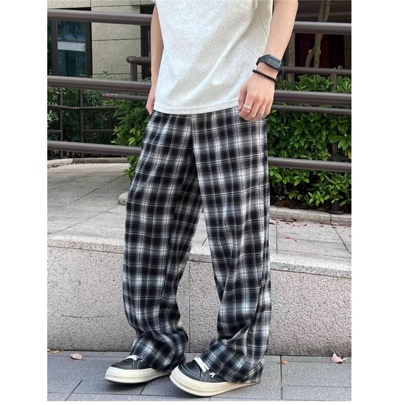 现货 美式直筒磨毛格子休闲裤 CK780/特P40图片