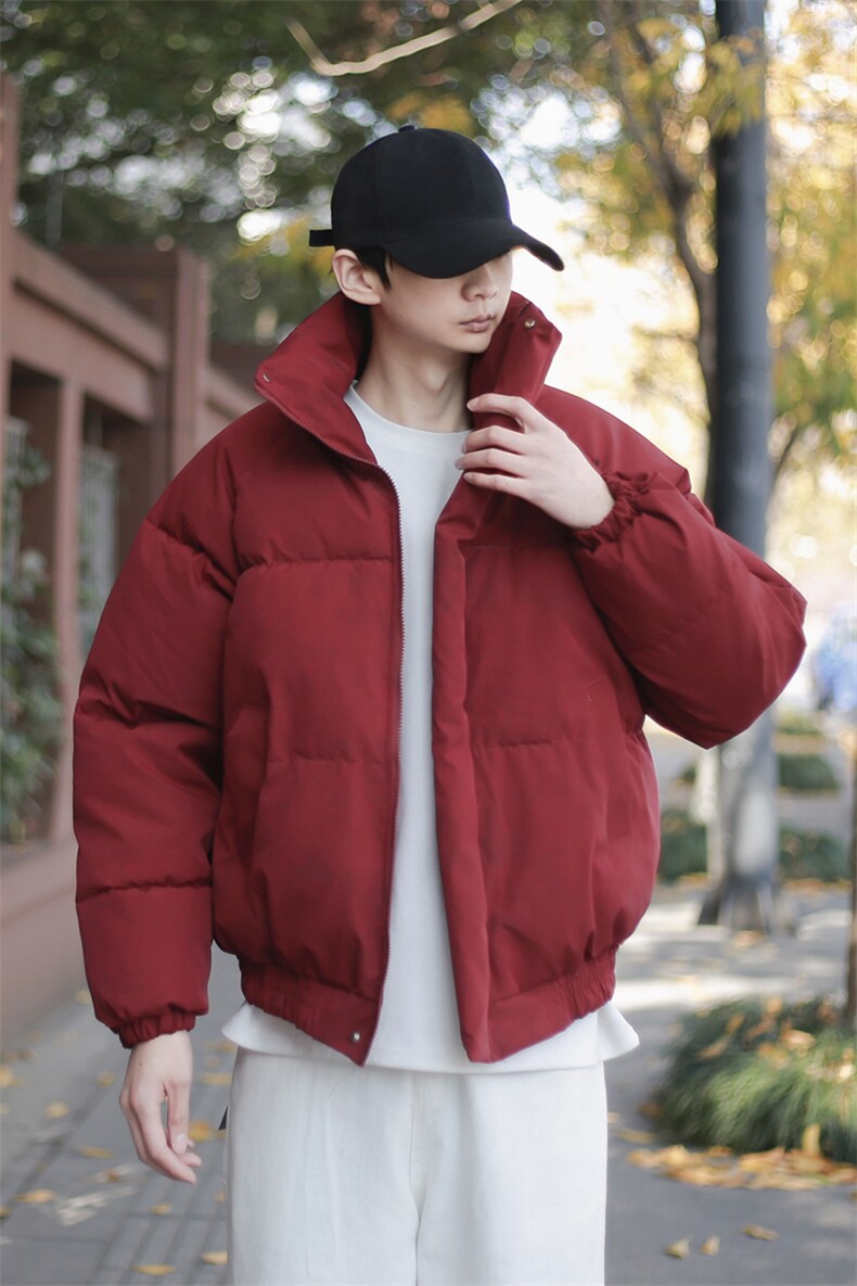 图脏脏服冬季短款棉衣外套立领宽松面包服MY60/P85/118,男装棉衣,星座1412-2