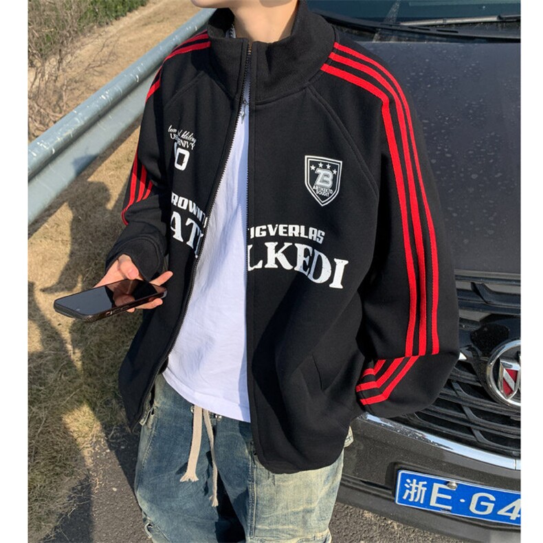 2025春节新款男士潮牌开衫卫衣百搭学生外套WY09特P68,男装卫衣,电商B220