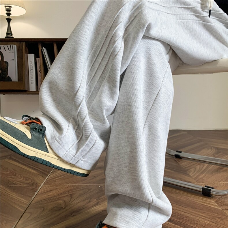 新款褶条卫裤长裤M~5XL XZ604-KP93-P50控68图片