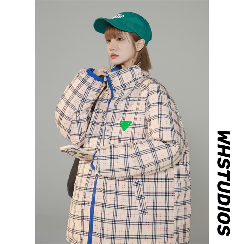 双面穿2023棉衣女棉服面包服棉袄两面情侣外套3329-P90控138,男装棉衣,星座207