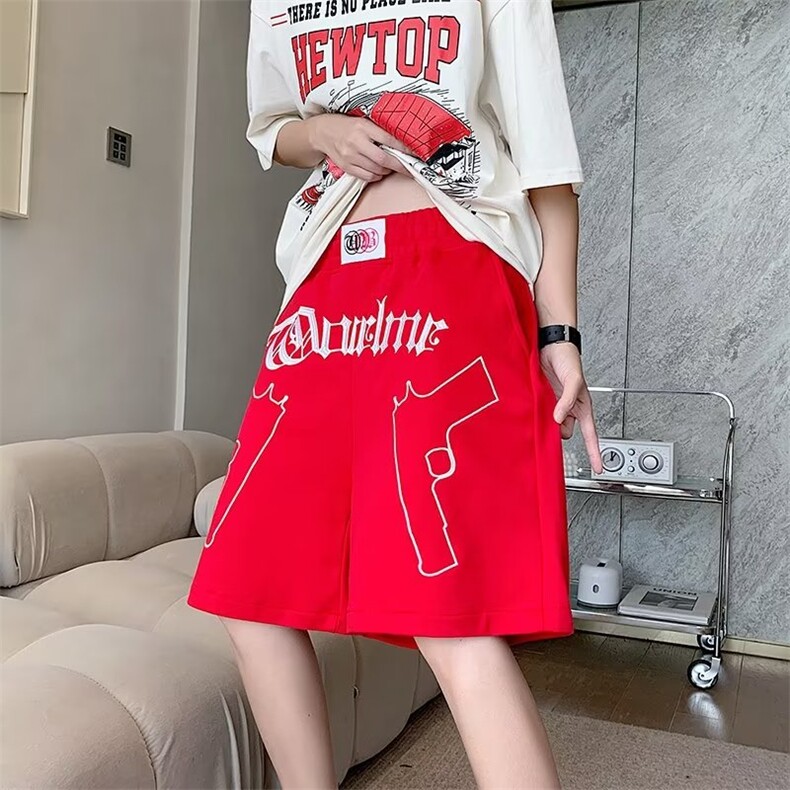 百搭简约慵懒文艺流行时尚潮流休闲裤ins原宿五分裤日系新款，男装休闲裤，四季星座218-1