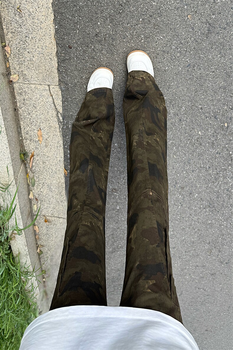 【高质量现货特批50量大可谈】男女迷彩工装牛仔裤610A-33024,男装牛仔裤,星座610A