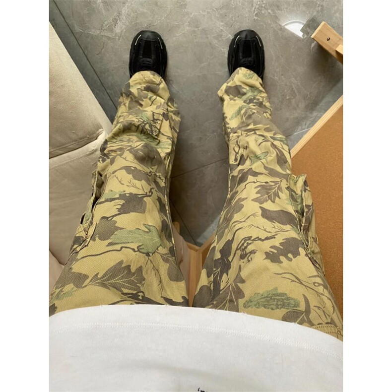 【有货】迷彩工装裤男大口袋裤子直筒阔腿休闲裤MCK01HH-特P55,男装工装外套,星座1007（原301D）