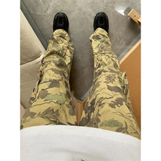 【有货】迷彩工装裤男大口袋裤子直筒阔腿休闲裤MCK01HH-特P55，男装工装外套，星座1007（原301D）