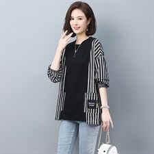 2022春秋季新款连衣裙拼色舒适高腰显瘦潮流简约时尚，女装连衣裙，独衣靓